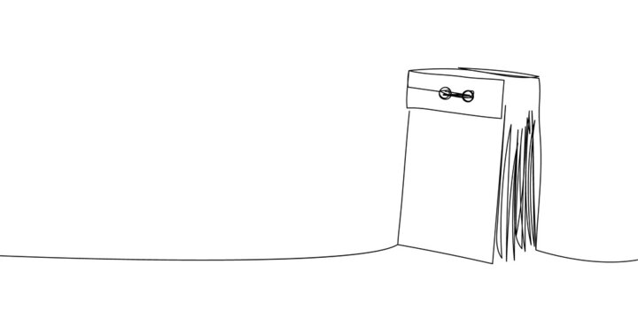 recommend clip art: Tear-off calendar continuous line drawing. One line art of calendar, memorable date, countdown, weekday and weekend.
