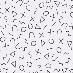 Vector minimalist geometric seamless pattern.Geometric abstract seamless pattern