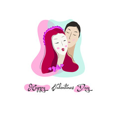 valentine's day &  love illustration concept