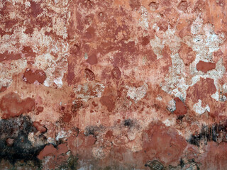 abbröckelnde Mauerfarbe als Hintergrund - decaying wall paint as a background