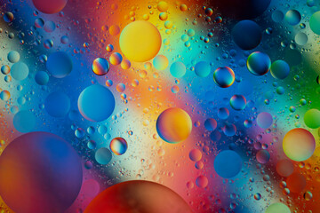 water drops on glass