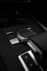 picture of modern car interior, modern car interieur shot of control panel