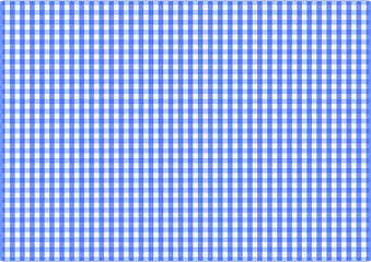 Blue Gingham pattern. Texture from rhombus/squares for - plaid, tablecloths, clothes, shirts, dresses, paper, bedding, blankets, quilts and other textile products. Vector illustration