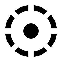 Filter Tilt Shift Icon, Circle Icon

