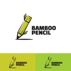 bamboo pencil art illustration
