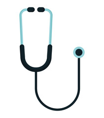 black stethoscope icon