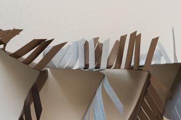 3d paper object with fringe