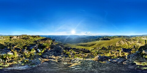 landscape in the mountains