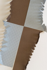 paper object with fringe