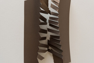 paper object with fringe