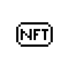 NFT technology icon. Crypto Icon or Logo Symbol vector illustration	
