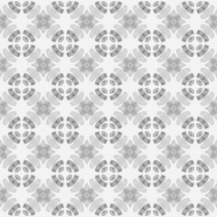 Exotic seamless pattern. Black and white