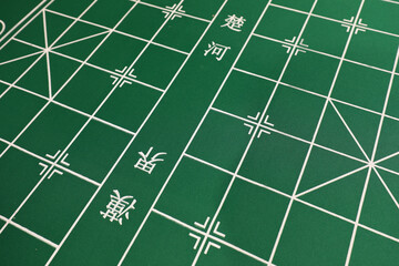 Close up of Chinese chess board