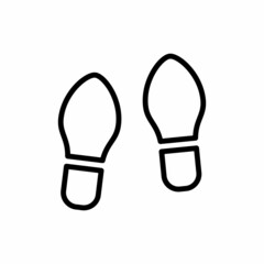 Footprint Icon Design Vector Logo Template Illustration Sign And Symbol