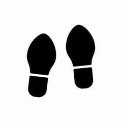 Footprint Icon Design Vector Logo Template Illustration Sign And Symbol