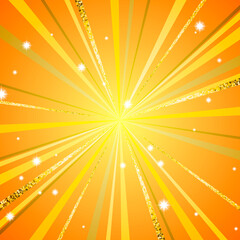 Illustration of a glittering concentrated line (radiating line) (background, vector) (background, vector)