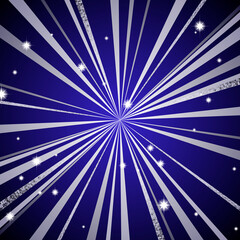 Illustration of a glittering concentrated line (radiating line) (background, vector) (background, vector)