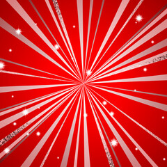 Illustration of a glittering concentrated line (radiating line) (background, vector) (background, vector)