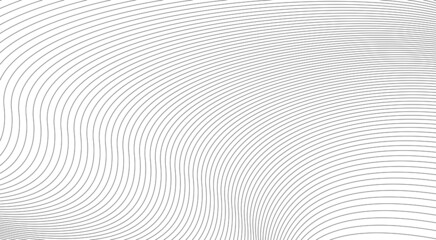 Fototapeta na wymiar Thin line minimalistic abstract. pattern of lines on white background. business background lines wave design