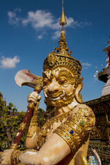 Fototapeta na wymiar Fascinating statues in Thailand