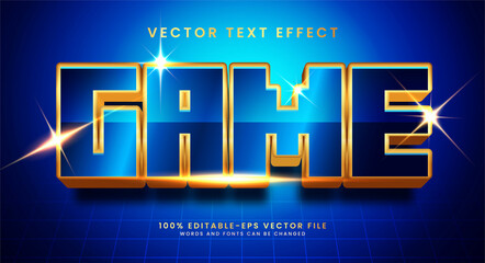 Game asset 3D text effect, editable text style and suitable for game assets.