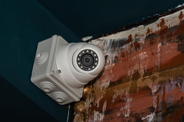 interior Surveillance Security Camera or CCTV in for protection system in, Romania 2022 