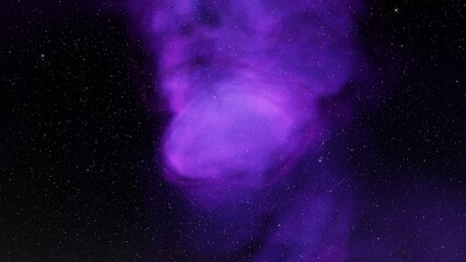 nebula gas cloud in deep outer space	
