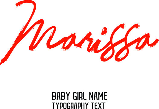 Marissa In Cursive