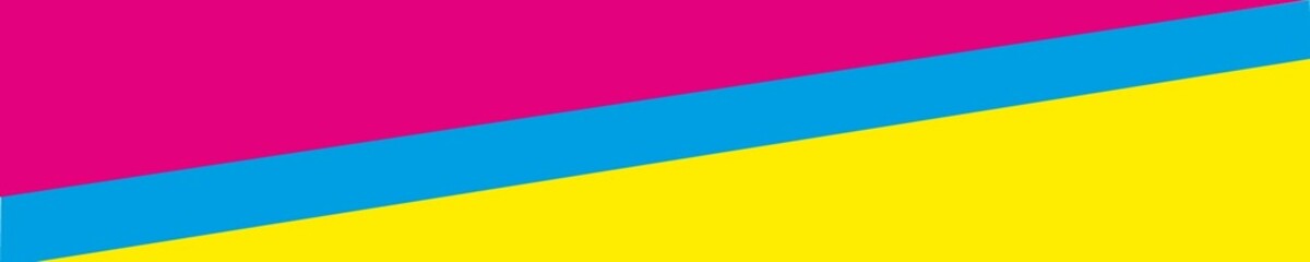 Banner background design with bright colorful combination