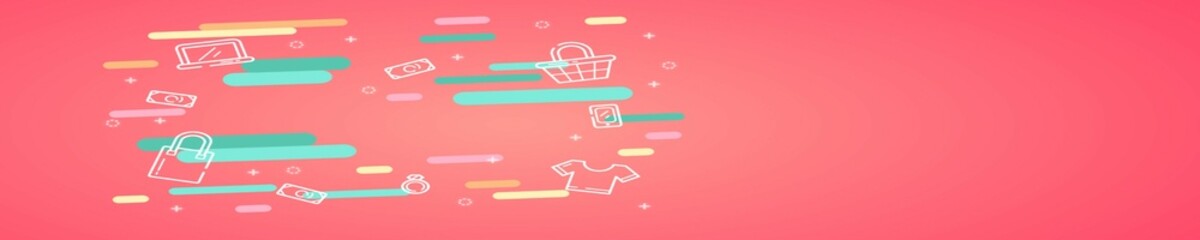 Pink Color Texture banner background design