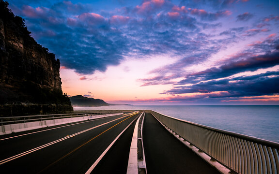 Sunset Along The Scenic Lawrence Hargrave Drive