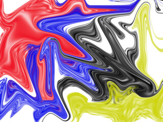 Fototapeta premium background Red Yellow Blue Black White Mixture Background Illustration