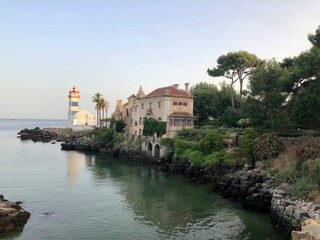 river in the village