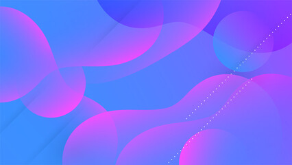 Modern gradient blue pink colorful abstract geometri design background