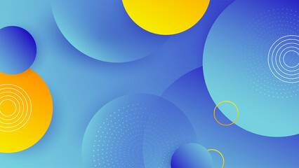 Modern Blue halftone colorful abstract geometri design background