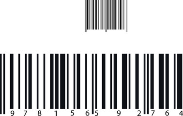 Barcode on white background. Vector illustration
