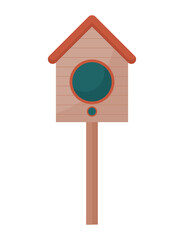 wooden aviary design