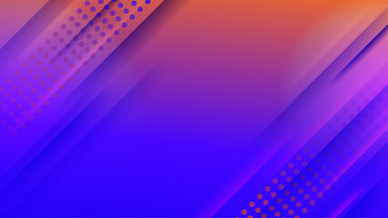 gradient memphis blue orange colorful abstract geometric design background