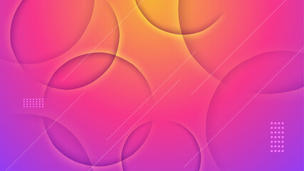 vivid gradient pink yellow colorful abstract geometri design background