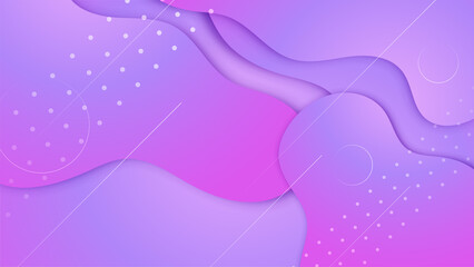 dynamic papercut style purple colorful abstract geometri design background