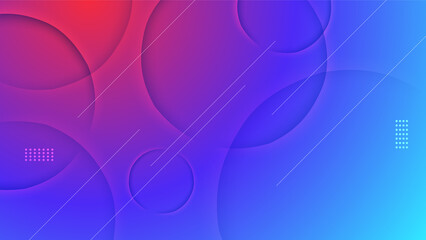 vivid gradient blue red colorful abstract geometri design background