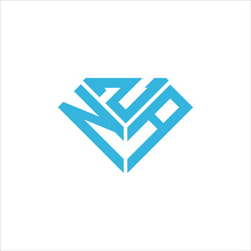 NZA letter logo creative design. NZA unique design