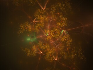 Imaginatory fractal abstract background Image