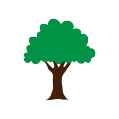 Tree icon design template vector isolated