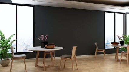 office pantry area 3d render interior design