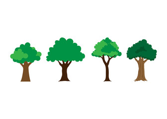 Tree icon design template vector isolated