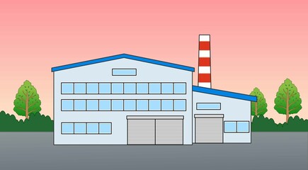 大きい工場