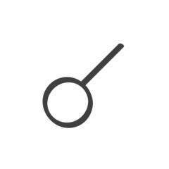 Conjunction astrology alphabet line icon