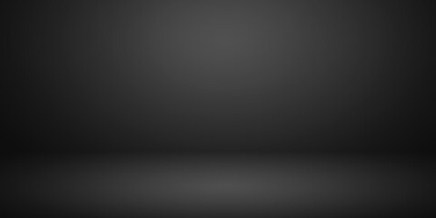 Abstract dark gray template background. Picture can used web ad. blank space dark gradient wall for graphic design backdrop or add text.