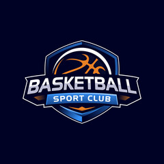 Basketball logo vector design template